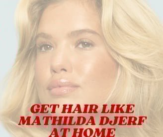Get hair like Mathilda Djerf / Dupes Dyson Airwrap / Perfect Blowout