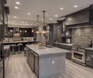 luxury basement renovation