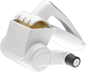Handheld Rotary Cheese Grater - Cheese, Vegetable, Nut Grater - Steel Kitchen Cheese Shredder for Ri