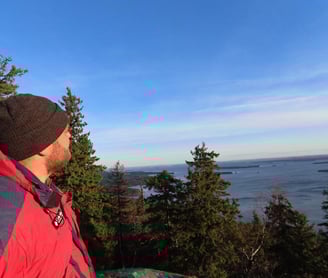 Der Blick auf dem Koli