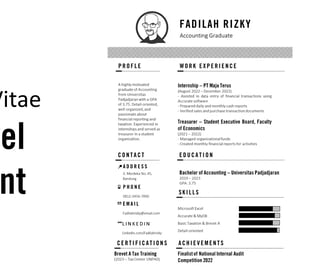 Curriculum Vitae – Entry-Level Accountant