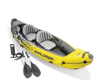 Inflatable two person kayak