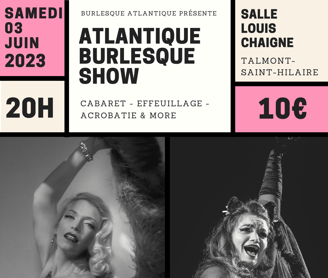 L'affiche de l'Atlantique Burlesque Show