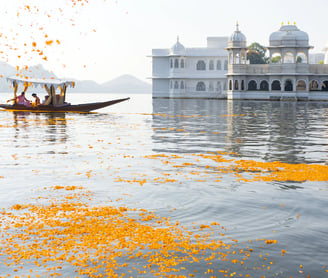 Taj Lake Palace beautiful view and boat ride
