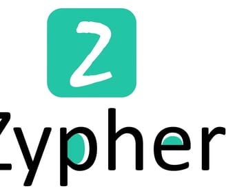 Makna & Desain Logo Zypher: Warna Toska, Putih, & Hitam