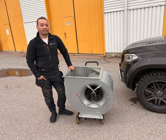 Frånluft motorn - Västerås