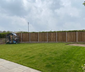 Before the garden work started