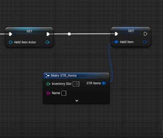 Unreal Engine 5 Blueprint logic for setting a Structure's default values