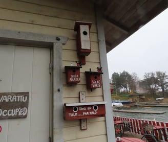 Klohäuschen des Cafe Regatta Helsinki