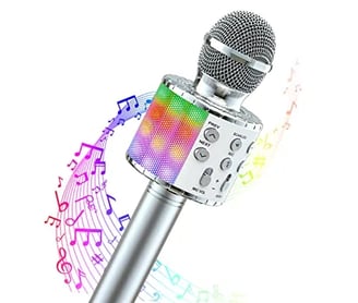 a microphone with a microphone and a microphone