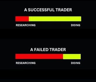 What practice should a stock market trader do to avoid doing the same mistakes again and again?