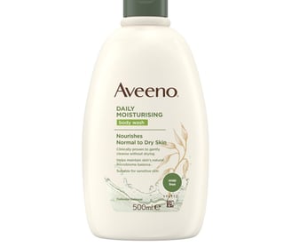 a bottle of aveeno daily
