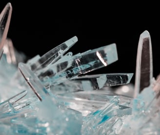 the beauty clear quartz crystals