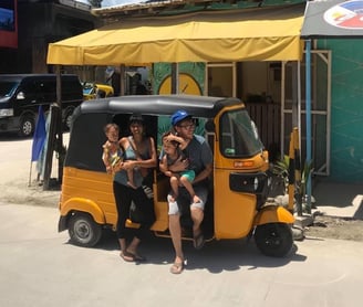 Our Family Tuk Tuk aka "The Yellow Submarine"