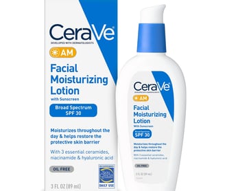 a bottle of ceravee facial moisturizing lotion lotion