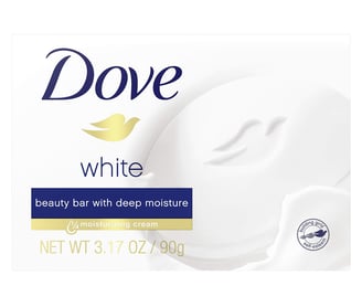 a white dove dove white beauty bar soap