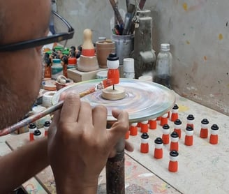 Hand Made Wooden toy Craft work from Ramnagara 