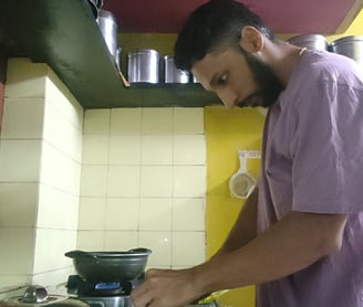Making food for self in 75 hard challenge