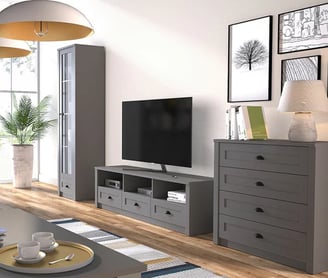 Salon parma gris 