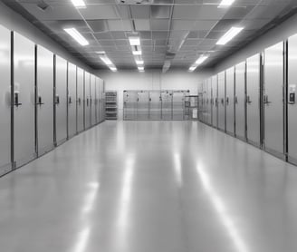 Technicians supporting cold room and freezer systems with maintenance and remote help