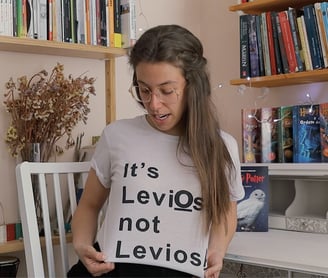 t-shirt harry potter leviosa