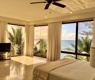 alojamiento de lujo vista al mar, snorkeling playa y buceo en Hotel Paraiso, Omoa