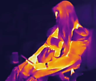 Infra red portrait.