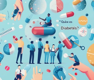 a group of people with different types of Diabetes.