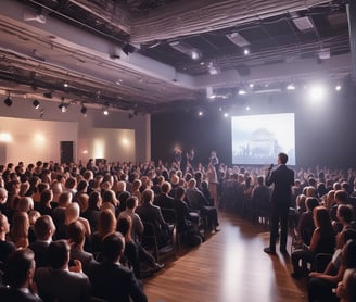 glass walled building