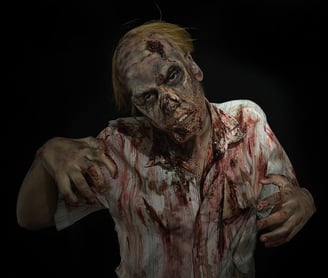 maquiagem de zumbi - curso de maquiagem de efeitos especiais