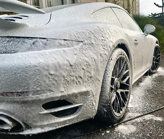 Exterior Detailing Image “Professional mobile car detailing service washing and waxing"