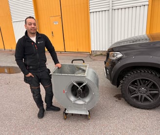 Frånluft motorn - Västerås