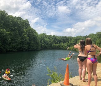 #Sendit Freestyle Cliff Jumping Ohio