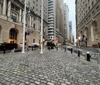 Charging Bull Wall Street New York 