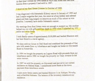 Michael Falk misidentifying the day his mother Gertrude Falk died