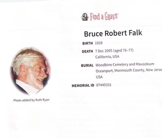 Bruce Falk Died December 7, 2005