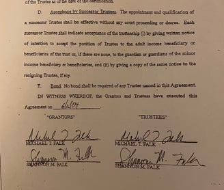 Jun 2, 2004 Property Agreement