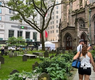 Walking among the graves of Wall Street