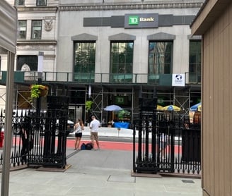 Falk condo's conveniently Right across the Street from TD Bank