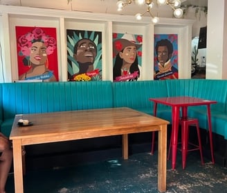 Colorful Vibe at Brueklyn Tequila and Taco