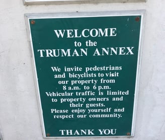 Truman Annex no Dogs allowed?