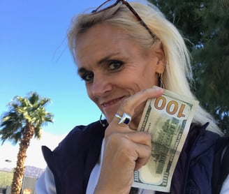 Hundred Dollars is the value of Shannon Falk by Bill Willitts 