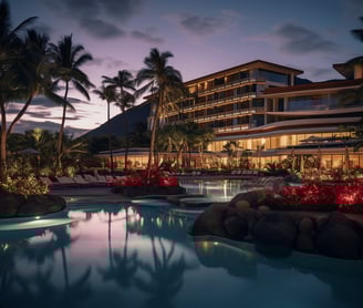 Hawaii is replete with luxury 5-star hotels