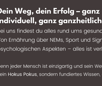 Gesundes Abnehmen - individuell