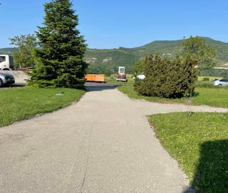 Réalisation d’une allée à Cournon