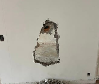 Travaux de démolition à Billom