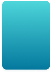 a blue square with a white background