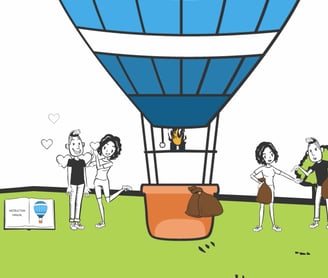 Solve relationship problems by looking at it like a hot air balloon 