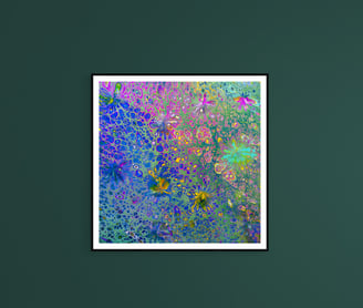 fluid art flip cup using Mont Marte supercell acrylic paint