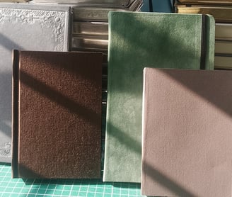 Curso de encuadernación artesanal libretas agendas
